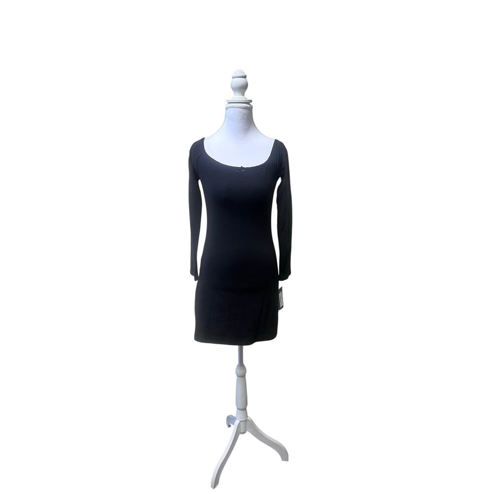 Women's Wild Fable Dresses Wild Fable Black Off-Shoulder Long Sleeve Dress
